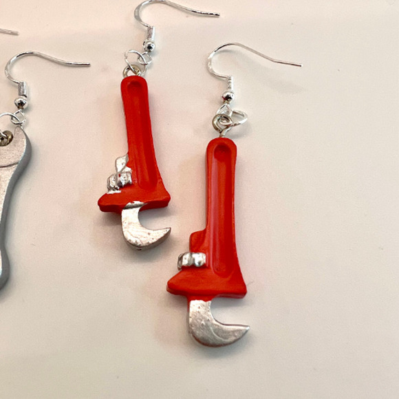 Mechanic Earrings - Wrench Earrings - Tool Box Earrings - Gifts for Mechanics - Picture 2 of 10